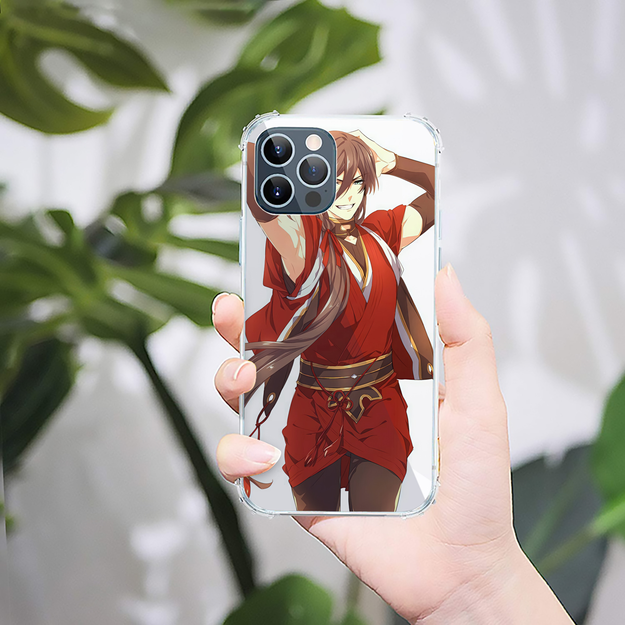 （画像用） 刀剣乱舞 Touken Ranbu 【iPhone 12シリーズ対応】透明スマホケース（クリアソフトケース）